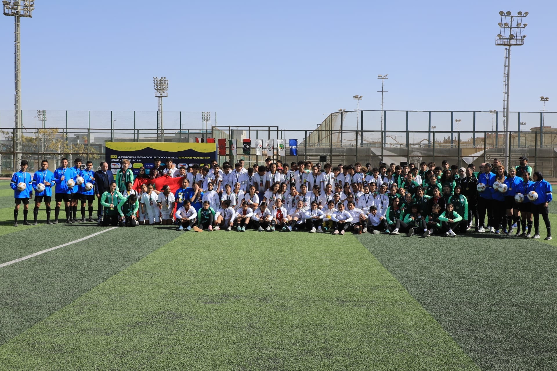 Morocco secure double triumph at CAF African Schools Football Championship UNAF Qualifiers