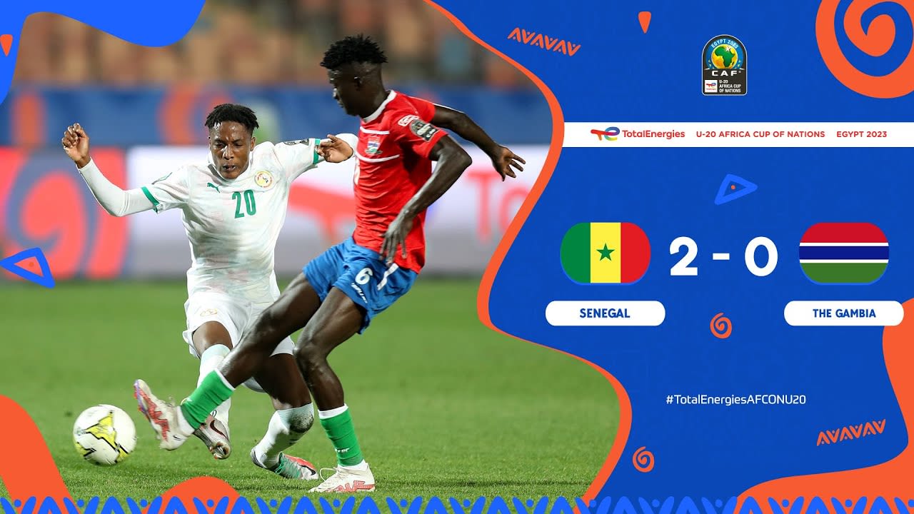 Senegal 🆚 The Gambia Highlights - #TotalEnergiesAFCONU20 Final