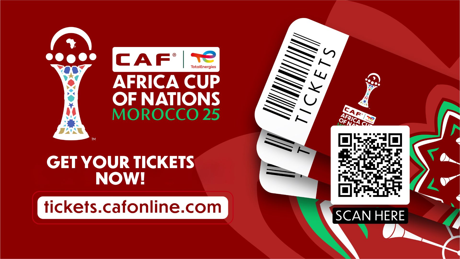 Third phase of TotalEnergies CAF AFCON Morocco 2025 ticket sales opens on 15 November amid unprecedented global demand